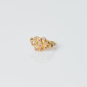 Large Barnacle Ring with Pink Sapphires