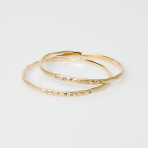 Salt and Pepper Diamond Bangle