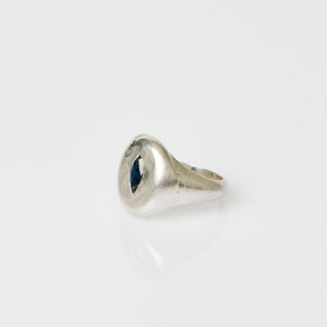 Snake Eye Sapphire Ring